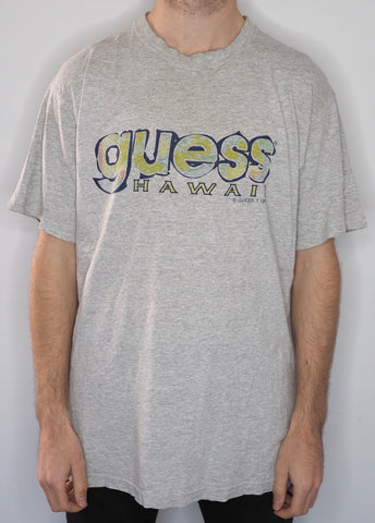1996 Guess Jeans Hawaii Grey T-shirt