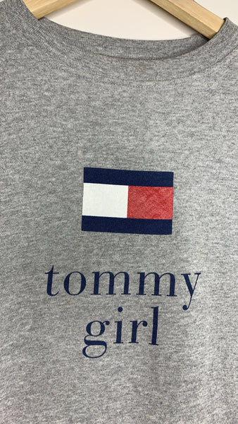 Tommy Hilfiger "Girl" Grey Sweater 1