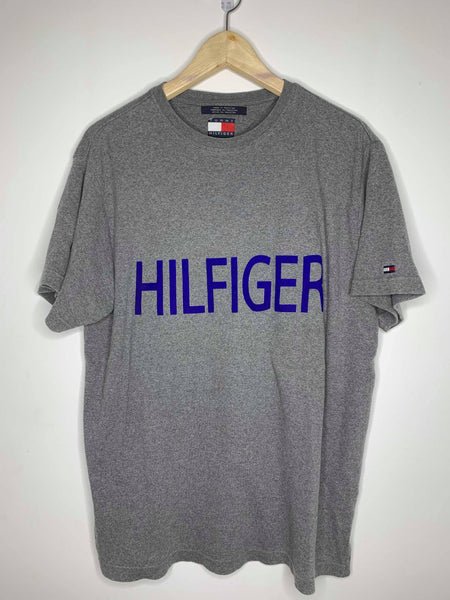Grey Tommy Hilfiger Spell out T-shirt