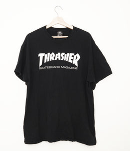 Black Thrasher Skate Tee