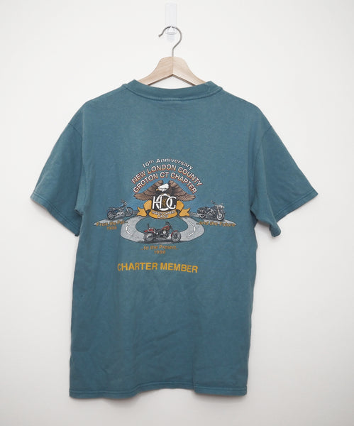 Harley Davidson T-shirt Aqua New London County