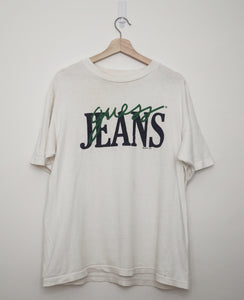 White Guess T shirt logo 1993