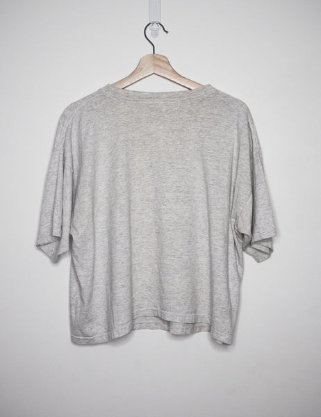 USA Crop Grey T-shirt