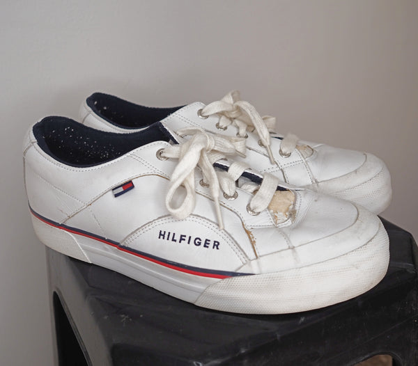 Tommy Hilfiger White Sneakers RARE Size US11