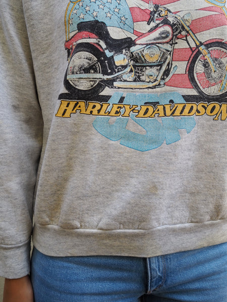 Harley Davidson Sweater Light Grey