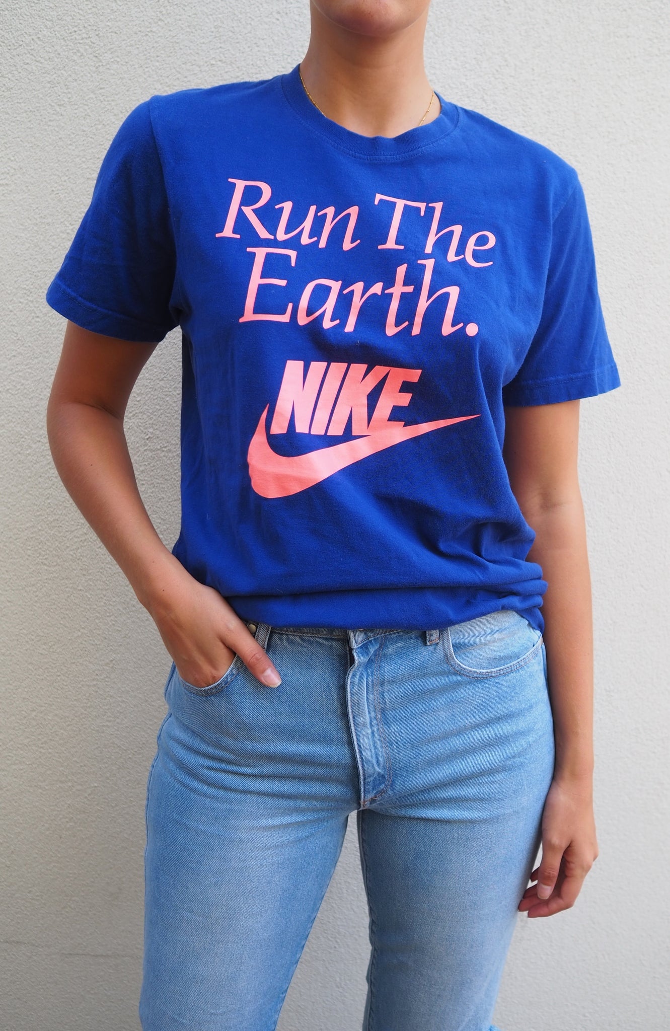 Run The Earth Nike Blue T-shirt