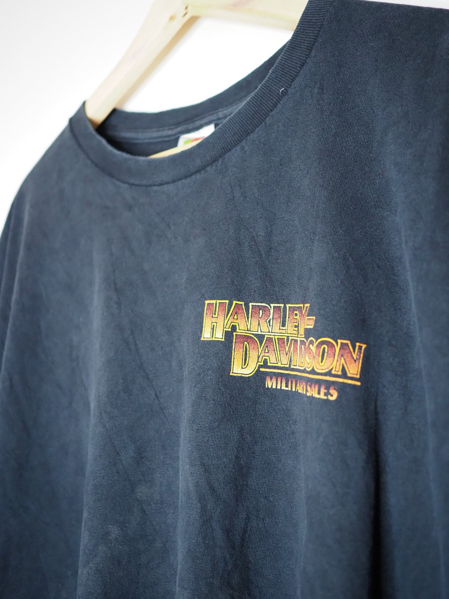 Harley Davidson Military Sales Black T-shirt