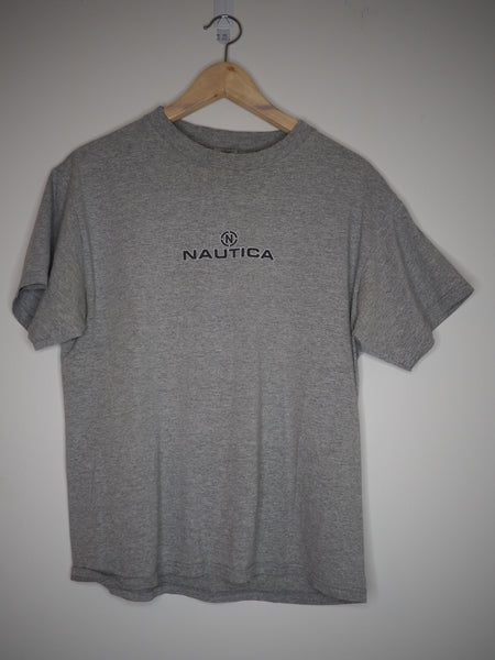 Nautica Grey T-shirt Front Logo