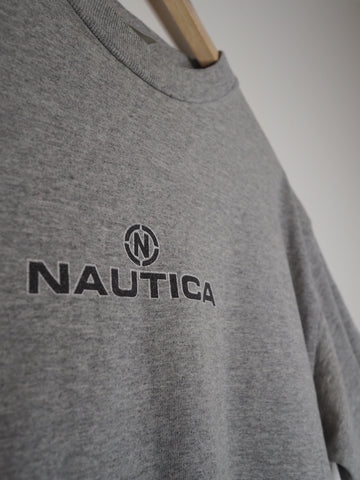 Nautica Grey T-shirt Front Logo