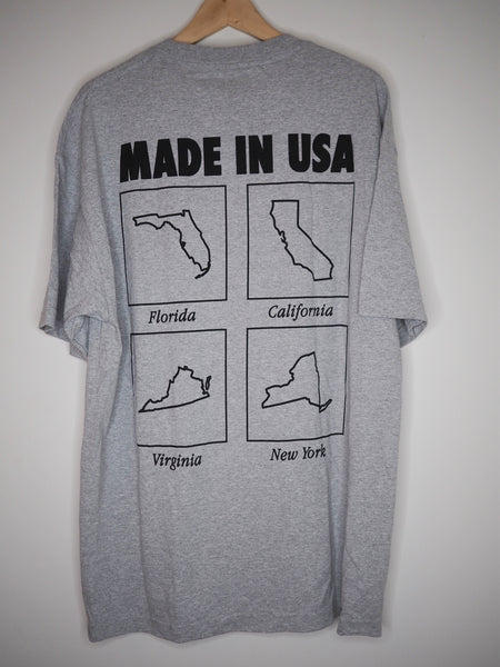 Round Two USA Grey Location T-shirt
