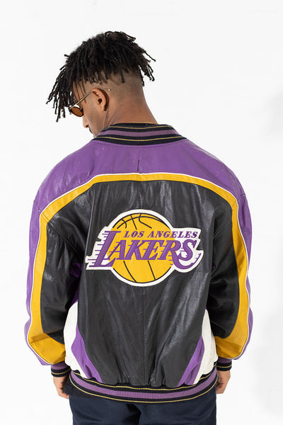 1980's LA Lakers Leather Jacket