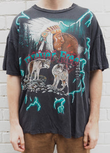 Rare USA Thunder Forever Free Coyote’s T-shirt