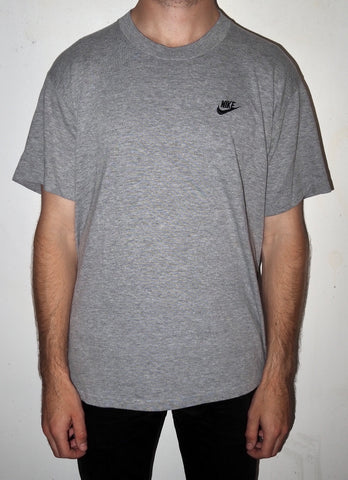 Grey Nike Chest Logo T-shirt