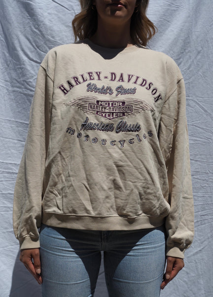 Harley Davidson Beige Sweater - World’s Finest