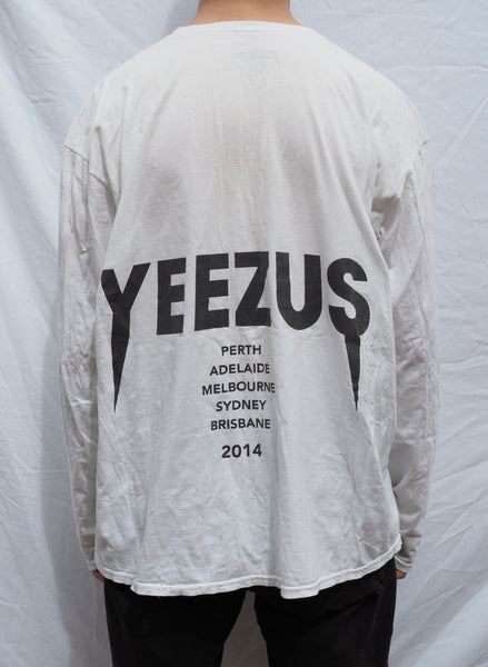 Extremely rare 2014 Yeezus Kanye West Australia tour longsleeve
