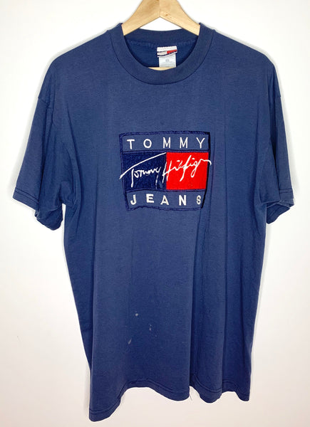 Tommy Hilfiger Dark Blue T-shirt 90's
