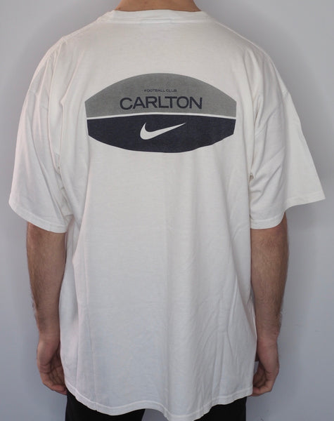 Nike Vintage AFL Carlton Football Club White T-shirt