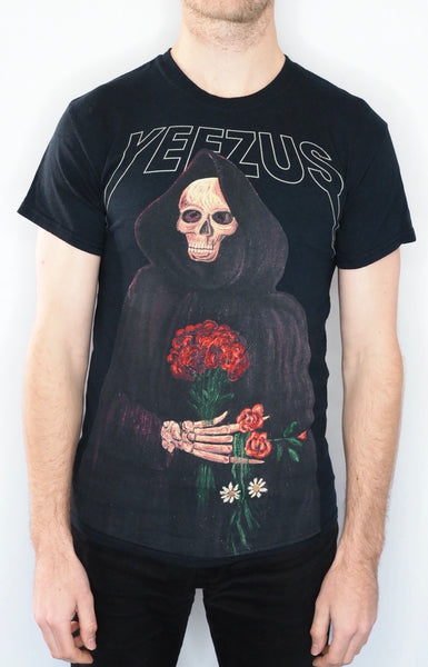 2014 Yeezus Kanye Australia Tour Reaper with roses