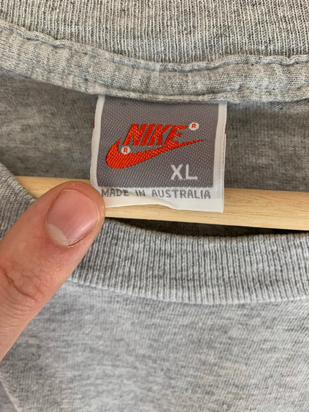 Nike Just Do It Grey Logo 90's