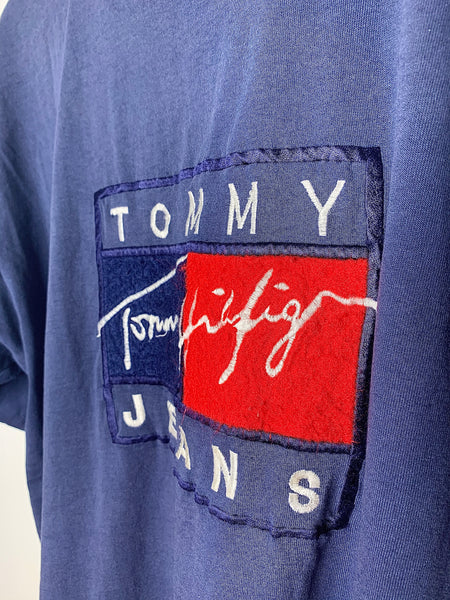 Tommy Hilfiger Dark Blue T-shirt 90's