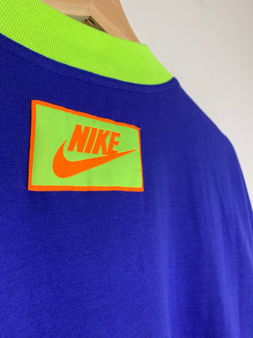 Nike Orange and Blue Athletics T-shirt