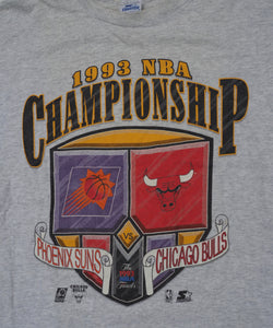 NBA 1993 Bulls Suns Finals T-shirt