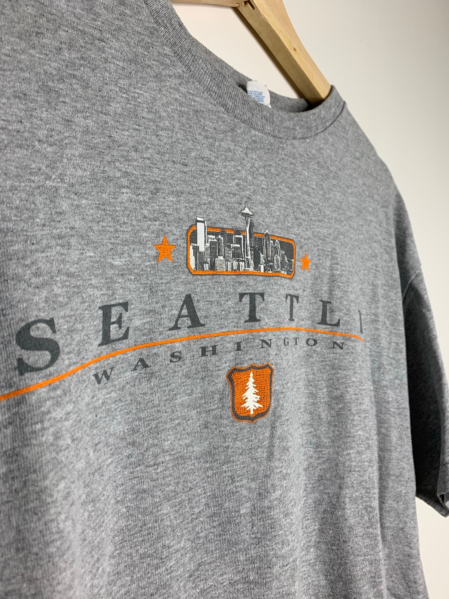 Grey Seattle Washington T-shirt