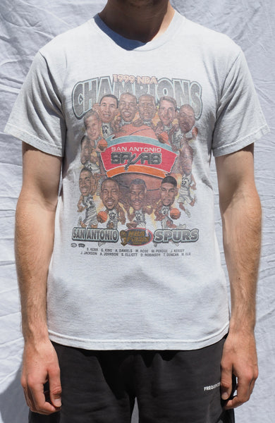 1999 NBA Spurs Champions Grey T