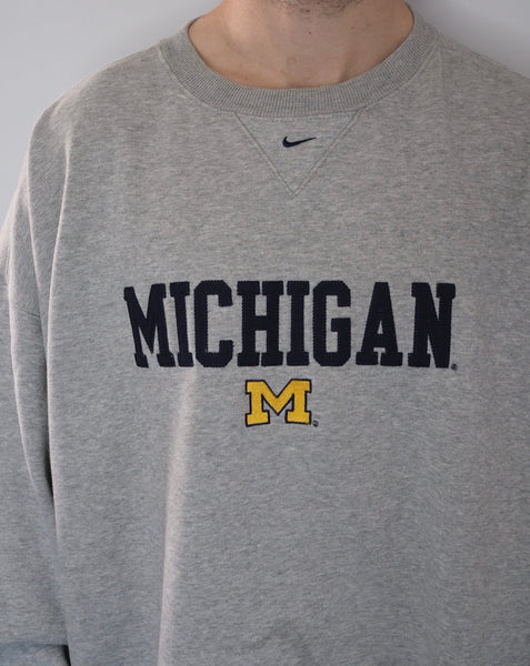 Grey Nike Michigan Sweater