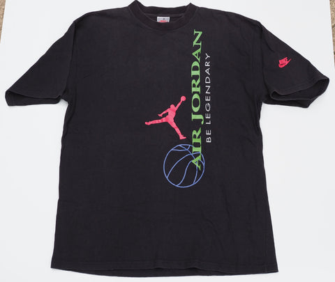 Nike Jordan Black T-shirt Side logo NBA