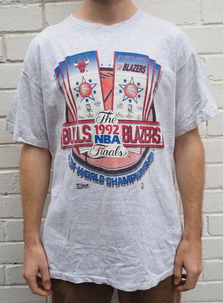Salem Chicago Bulls vs Blazers 1992 NBA Finals T-shirt