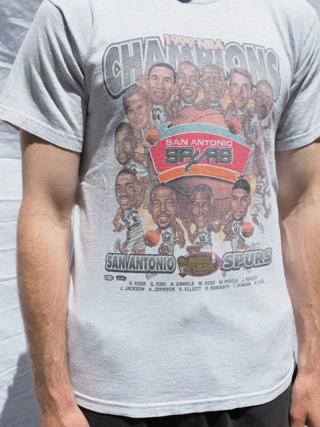 1999 NBA Spurs Champions Grey T