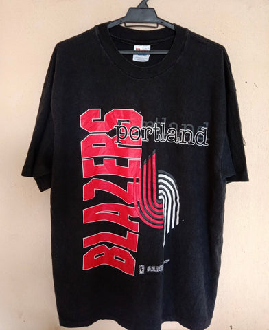 Vintage NBA Portland Trailblazers Black T-shirt