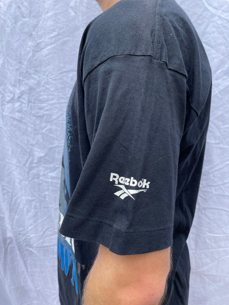 Vintage Black Reebok Shaq T-shirt
