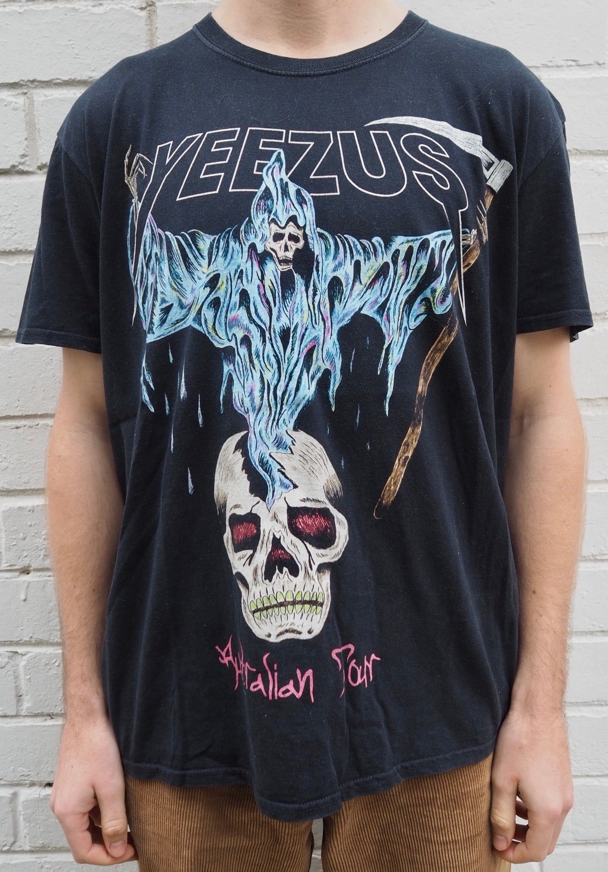 Super Rare 2014 Yeezus Kanye Australia Tour Reaper out of Skull