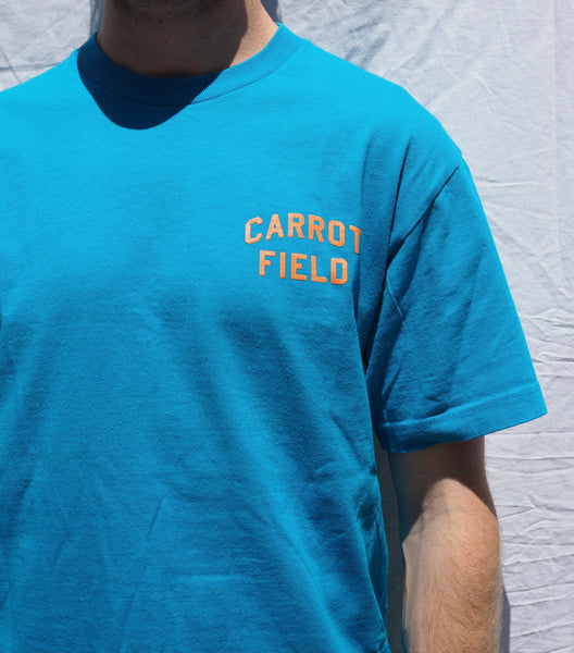 Carrots by Anwar Carrot - Carrot Field Blue T-shirt