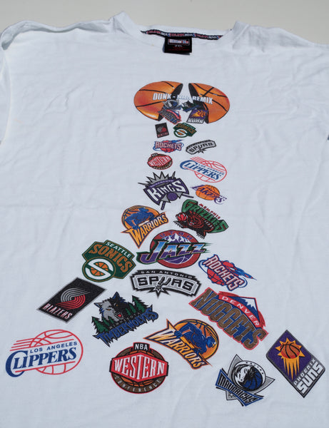 NBA Dunk Remix T-shirt with old logos