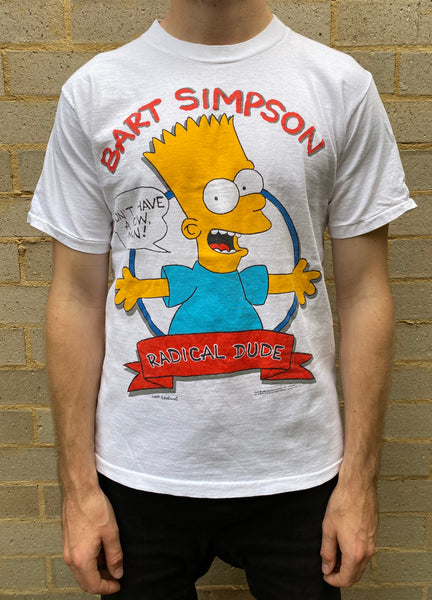 Bart Simpson Radical Dude 1989 OG T-shirt