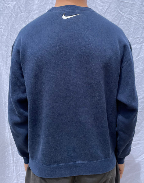Vintage Nike 90s Embrioded Navy Sweater