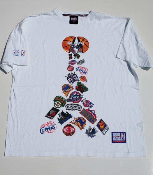 NBA Dunk Remix T-shirt with old logos